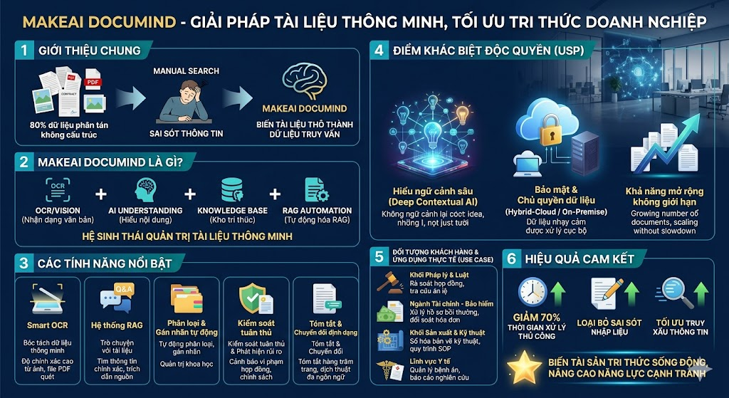 MakeAI Documind: Trí tuệ tài liệu